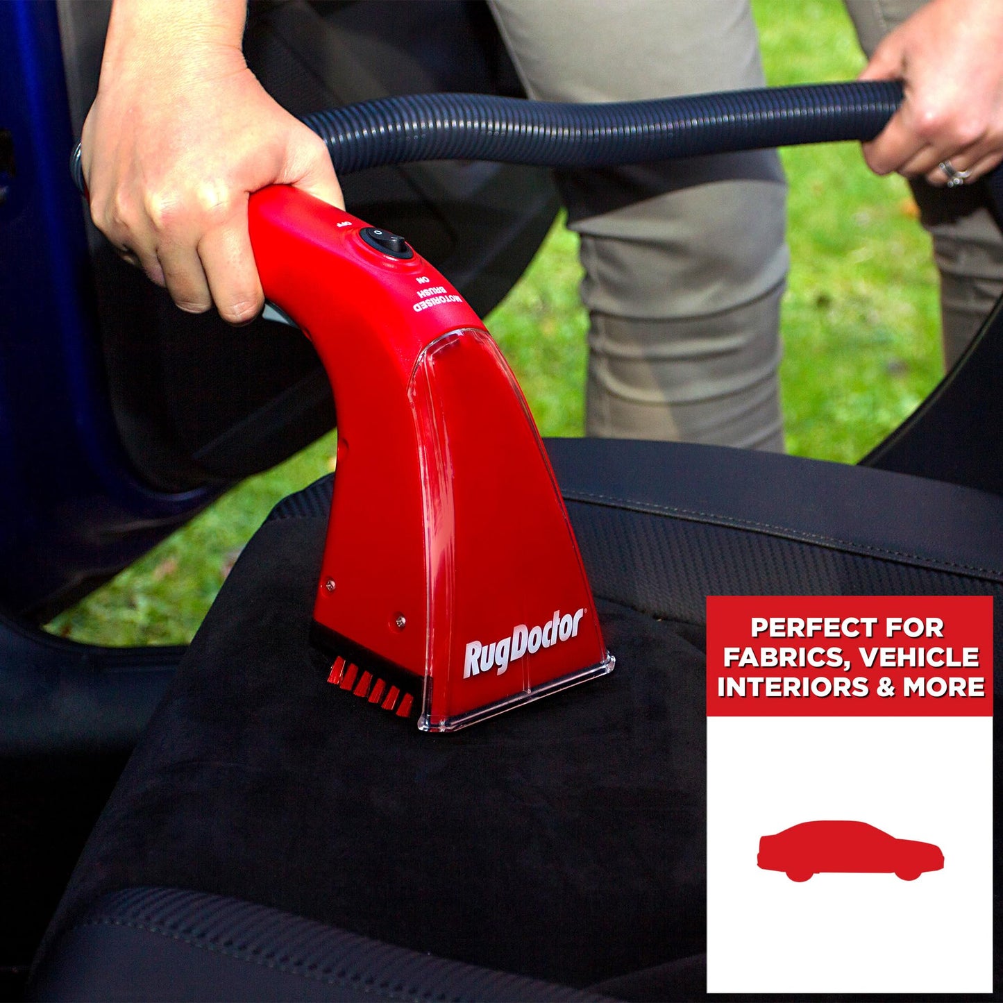 Rug Doctor 93306 Portable Spot Cleaner, Plastic, 1100 W, 1.9 liters, Red/Black