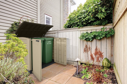 Keter Store It Arc Outdoor Garden Shed, 1200 Litres, Taupe/Beige